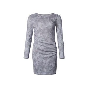 esmara® Dámske šaty zo sieťoviny, sivé (L (44/46))
