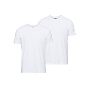 MEXX Pánske tričko, 2 kusy (XXL, biela/okrúhly výstrih)