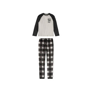 pepperts!® Chlapčenské plyšové pyžamo (158/164, sivá)