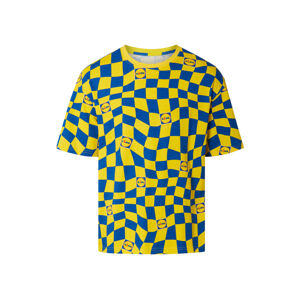 LIVERGY® Pánske tričko Lidl (XL (56/58), žltá/modrá)