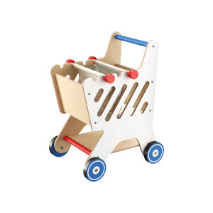 Playtive Drevený stôl na líčenie/nákupný vozík/pracovný stôl (nákupný vozík)