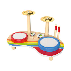 Playtive Drevený hudobný nástroj (bubnovací stôl)