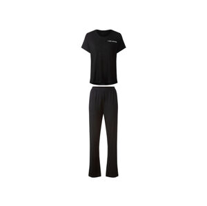 esmara Dámske pyžamo (XS (32/34), čierna)
