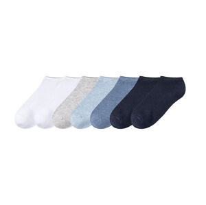 pepperts!® Chlapčenské členkové ponožky, 7 párov (39/42, biela/sivá/modrá/navy modrá)