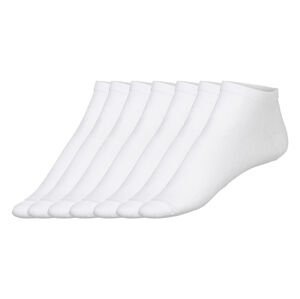 LIVERGY® Pánske členkové ponožky, 7 párov (43/46, biela)