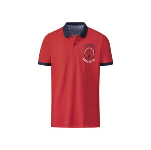 LIVERGY® Pánske polo tričko "Slim Fit" (M (48/50), červená)