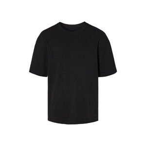 LIVERGY® Pánske tričko oversize  (XL (56/58), čierna)