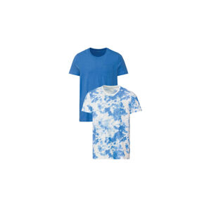 LIVERGY® Pánske tričko, 2 kusy (S (44/46), modrá)