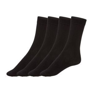 esmara® Dámske ponožky, 4 páry (39/42, čierna)