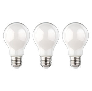 LIVARNO home Filamentová LED žiarovka, 3 kusy (E27, mliečna, 3 kusy)