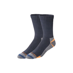 PARKSIDE® Pánske pracovné ponožky, 2 páry (39/42, čierna)