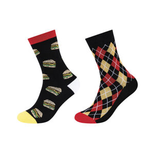 Fun Socks Dámske/Pánske ponožky (36/40, hamburger)