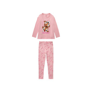 Dievčenské pyžamo (98/104, ružová/Rýchla rota Chipa a Dala)