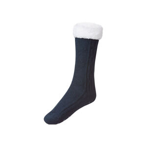 LIVERGY® Pánske hrejivé ponožky (39/42, navy modrá)