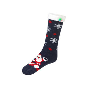 Dámske/Pánske vianočné ponožky (39/42, námornícka modrá)