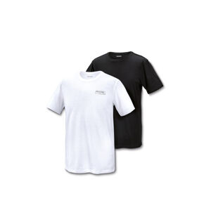 PARKSIDE® Pánske tričko, 2 kusy (M (48/50), biela/čierna)