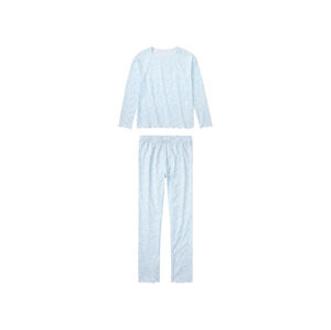 pepperts!® Dievčenské pyžamo s biobavlnou (158/164, biela)