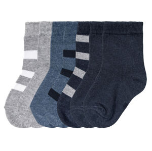 lupilu® Detské ponožky, 7 párov (27/30, sivá/modrá/navy modrá)