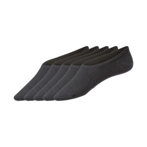 esmara® Dámske nízke ponožky, 5 párov (35/38, čierna)