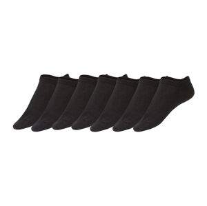 LIVERGY® Pánske nízke ponožky, 7 párov (39/42, čierna)