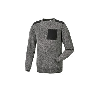 PARKSIDE® Pánsky pletený pulóver (S (44/46), sivá/čierna)