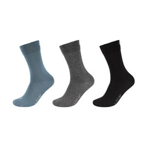 QS by s.Oliver Dámske/Pánske ponožky, 3 páry (35/38, petrolejová/zelená/čierna)