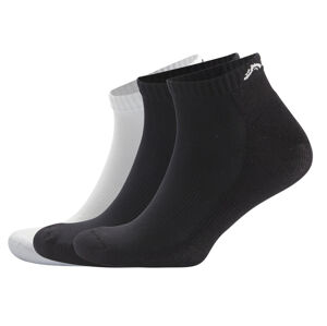 CRIVIT Pánske športové členkové ponožky, 3 páry (41/42, čierna/biela)