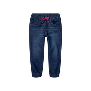 lupilu® Dievčenské teplákové džínsy (98, tmavomodrá)