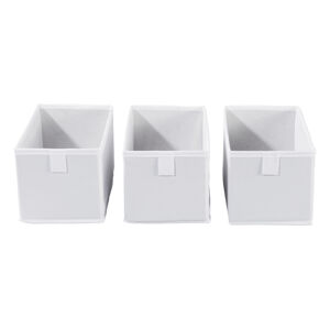 LIVARNO home Súprava úložných boxov, 2-dielna/3-dielna (3-dielna súprava, biela)