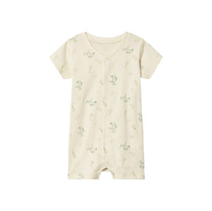 lupilu® Dievčenské krátke pyžamo pre bábätká (74, krémová/vzor)