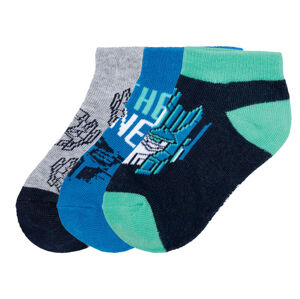 Chlapčenské ponožky, 3 páry (27/30, Transformers)