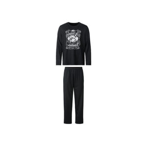 Pánske pyžamo (M (48/50), čierna/sivá)