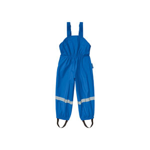 Playshoes Dievčenské/Chlapčenské nepremokavé nohavice na traky (110/116, modrá)