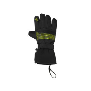 CRIVIT Dámske/Pánske lyžiarske rukavice (7,5, čierna/limetková)