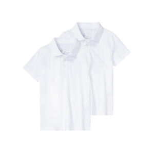 Chlapčenské tričko, 2 kusy (110/116, biela)