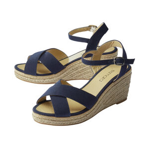 esmara® Dámske sandále (41, navy modrá)