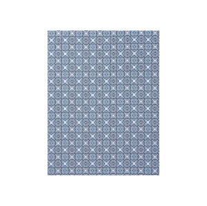 LIVARNO home Obrus/Behúň (50 x 150 cm, behúň vzor/modrá/biela)