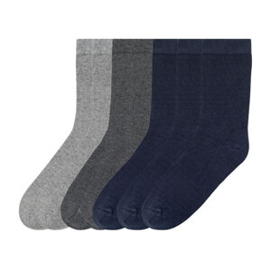 pepperts Chlapčenské ponožky, 7 párov (39/42, sivá/tmavosivá)