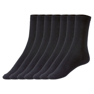 esmara Dámske ponožky, 7 párov (39/42, čierna)
