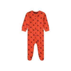 lupilu Chlapčenský bavlnený overal na spanie pre bábätká BIO (68, červená)
