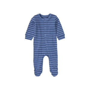 lupilu® Chlapčenský overal na spanie pre bábätká  (50, modrá)