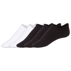 LIVERGY® Pánske členkové ponožky, 5 párov (39/42, biela/čierna)