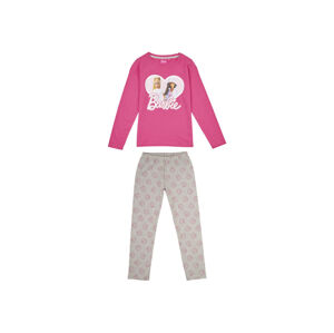 Barbie Dievčenské pyžamo (110/116, ružová)