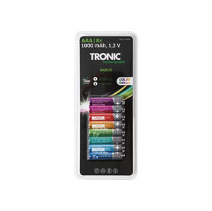 TRONIC® Batérie  Ni-MH Ready 2 Use Color, 8 kusov (AAA)