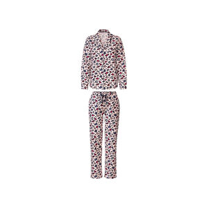 esmara® Dámske flanelové pyžamo (S (36/38), leopardí vzor)