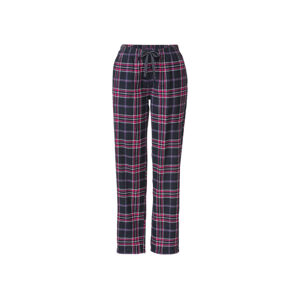 esmara® Dámske pyžamové nohavice (XS (32/34), námornícka modrá/ružová)