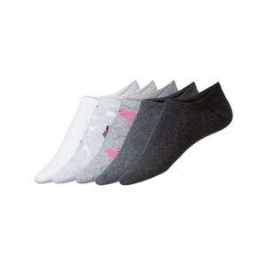 LIVERGY® Pánske ponožky, 5 párov (43/46, sivá/biela)