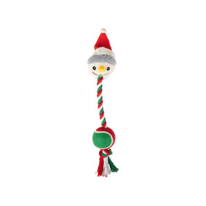 zoofari® Vianočná hračka pre domáce zviera (snehuliak)