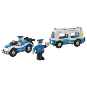 Playtive Tematické vozidlá, s magnetickými spojkami (policajné vozidlá)