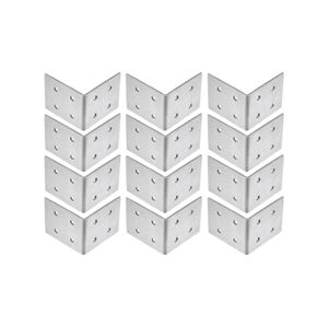 PARKSIDE® Perforované oceľové spojovníky (pravouhlý, 50 x 40 mm, 12 kusov)